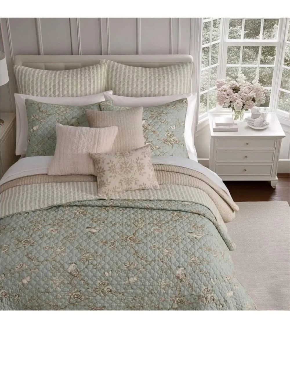 Levtex Home - Lyon Teal Comforter Set - King/Cal King Comforter Set